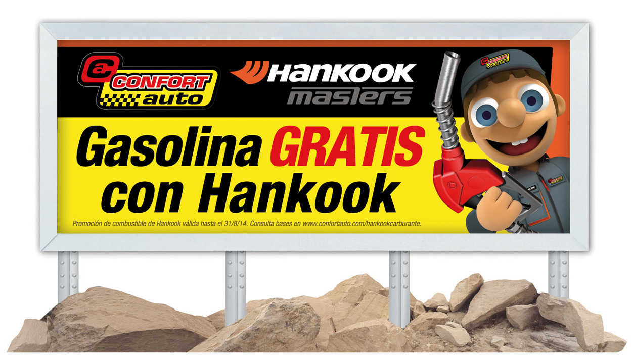 Confortauto y Hankook regalan hasta 60€ de combustible