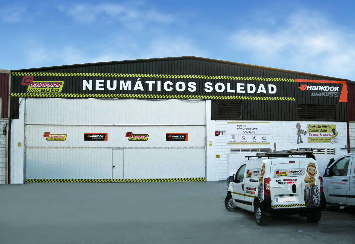 Neumáticos Soledad abre en Albolote (Granada) su nuevo centro Confortauto Hankook Masters