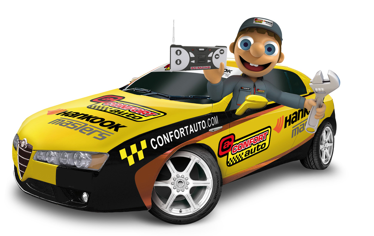 CONFORTAUTO REGALA UN MINICOCHE TELEDIRIGIDO CON NEUMÁTICOS HANKOOK