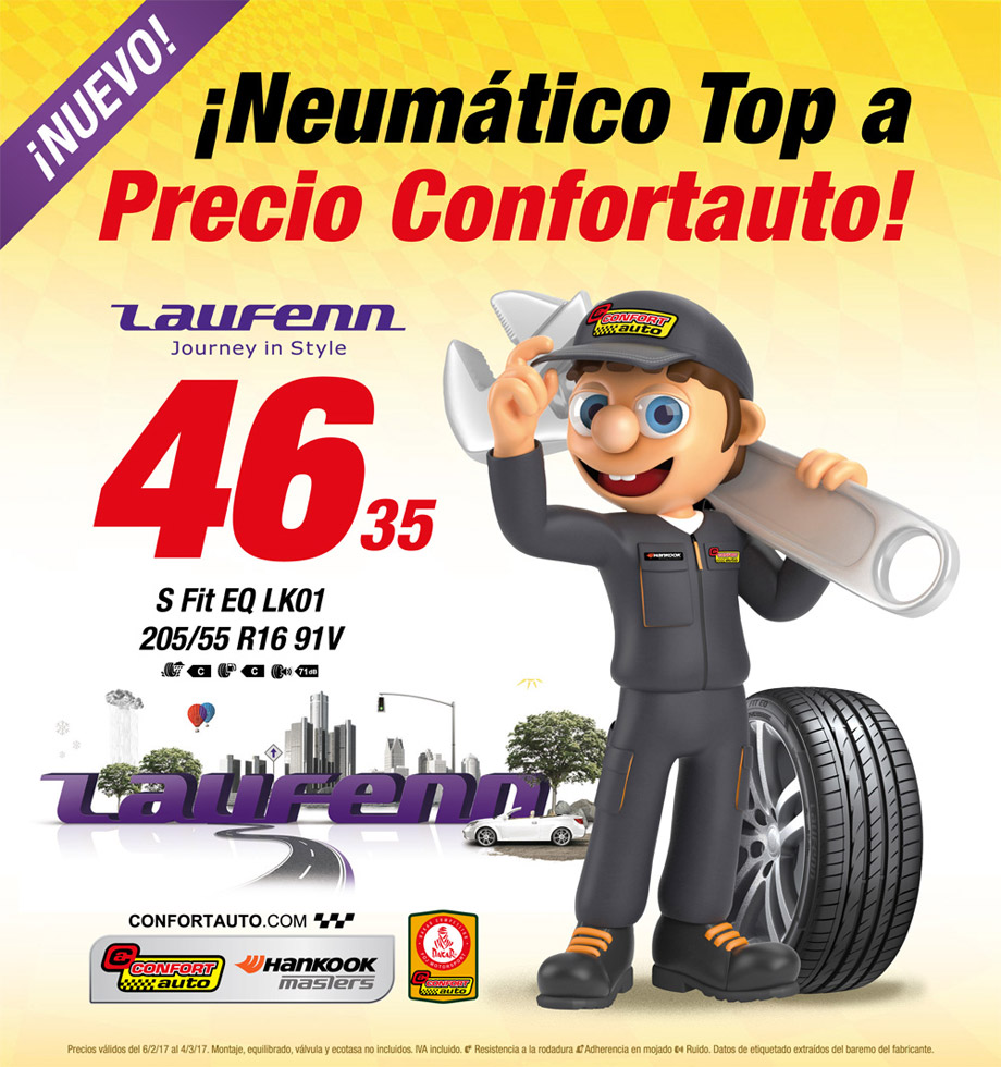 LAUFENN, EL NUEVO NEUMÁTICO TOP A PRECIO CONFORTAUTO
