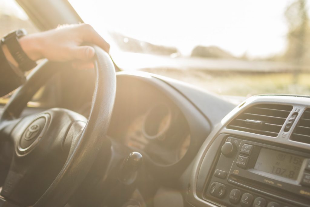dirección del coche