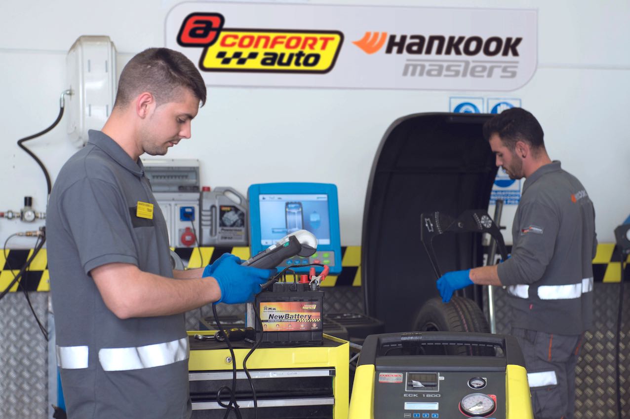 taller mecánico para coches de renting