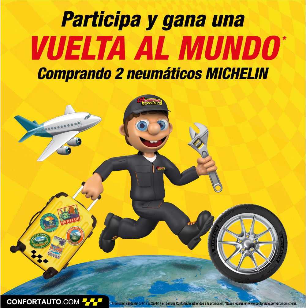 EN CONFORTAUTO GANA UNA VUELTA AL MUNDO CON MICHELIN